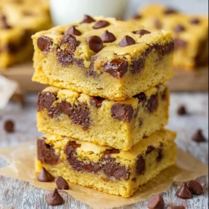 Lazy Chocolate Chip Cookie Bars