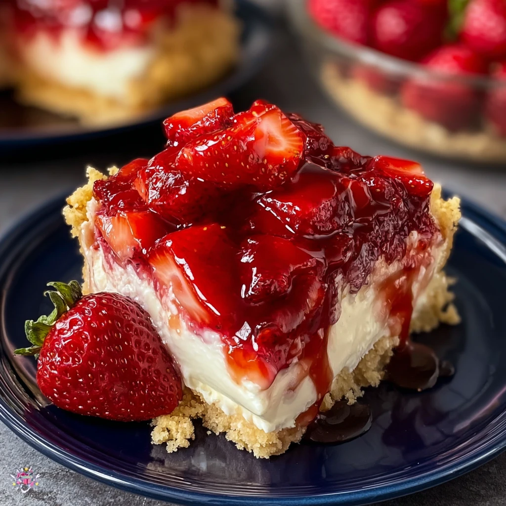 Strawberry Cheesecake Dump Cake