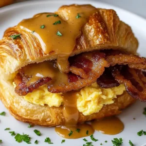 Maple Mustard Croissant Sandwich